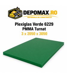 Plexiglas Verde 6229 PMMA turnat 3 x 2050 x 3050 mm